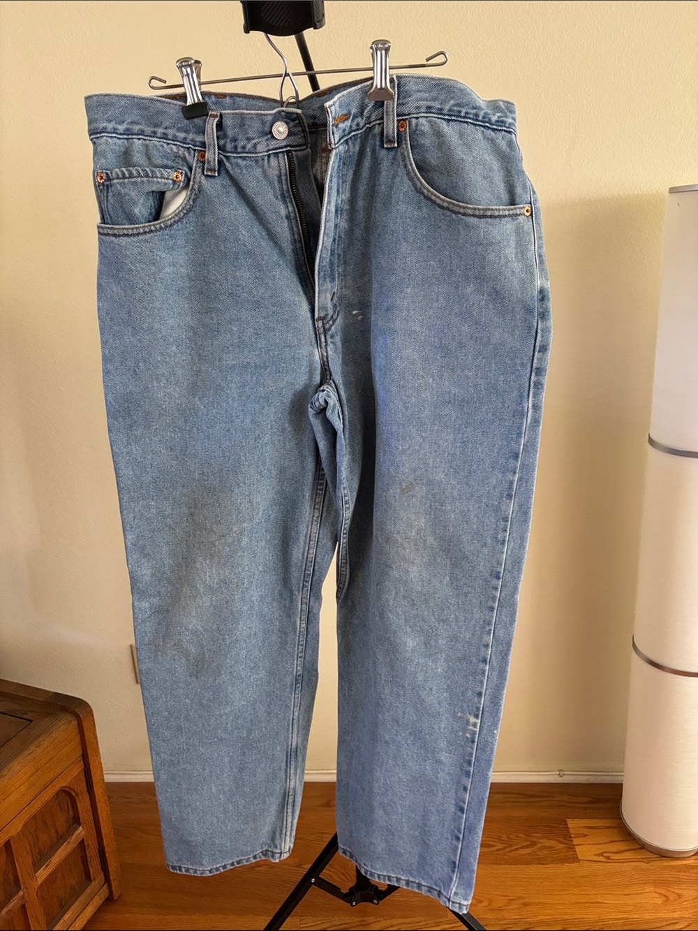 Levi’s 36x29 Relaxed Light Blue Men's Denim Jeans - Casual Everyday Fit